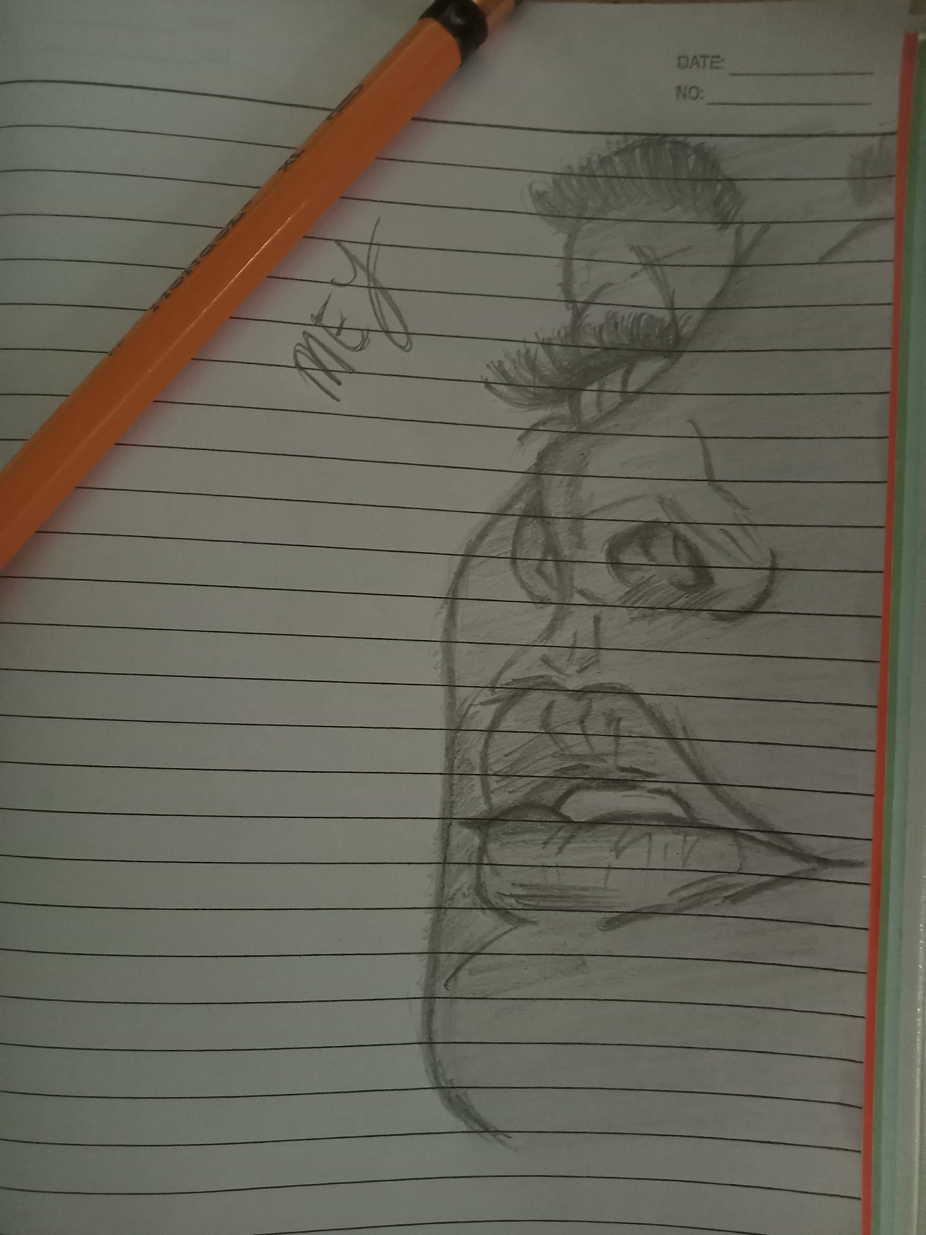 Portrait Study Drawing